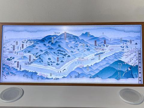 龍田川古道亀の瀬絵巻