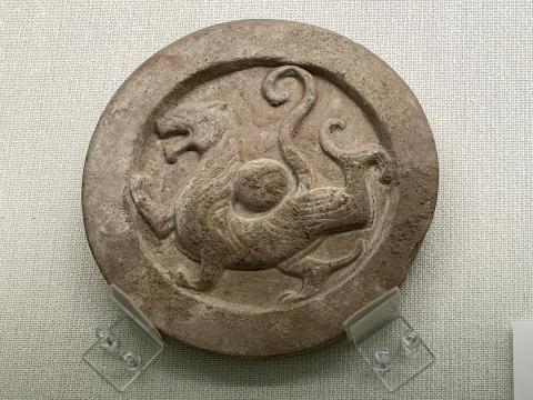 白虎文瓦当