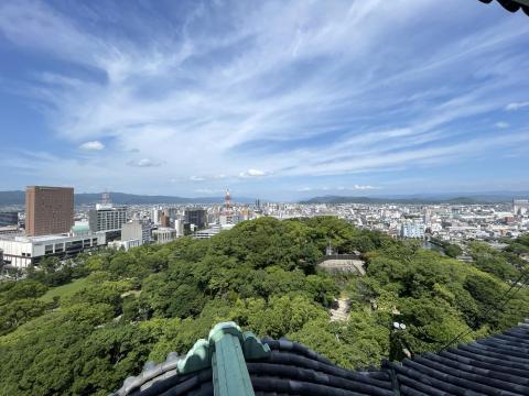 和歌山城からの眺め