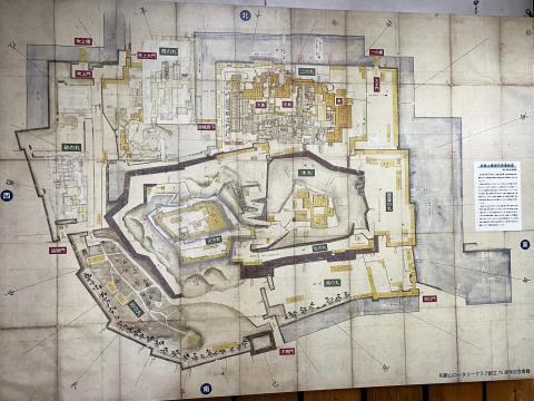 和歌山御城内惣御絵図