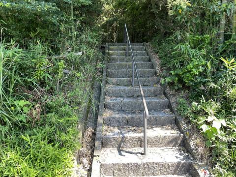 鬼の俎への石段