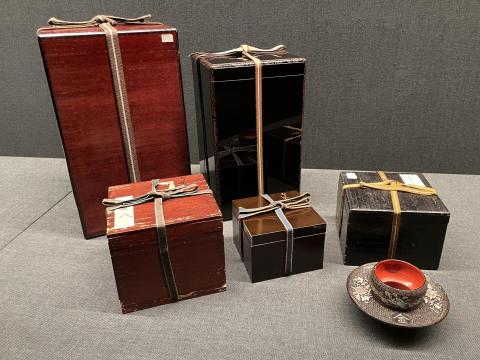 曜変天目箱次第と天目台