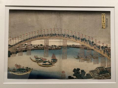 諸国名橋奇覧 摂州天満橋