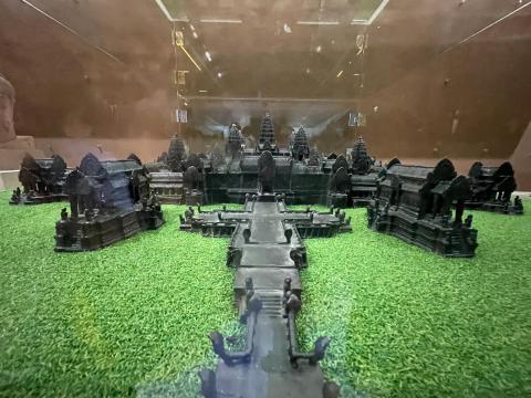 アンコール・ワットのジオラマ