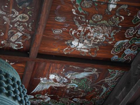 方広寺鐘楼の天井画