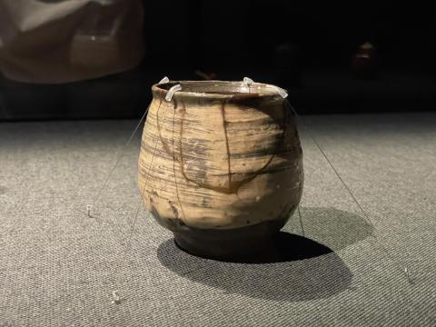 刷毛目塩笥茶碗