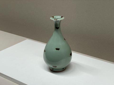 国宝 飛青磁花生