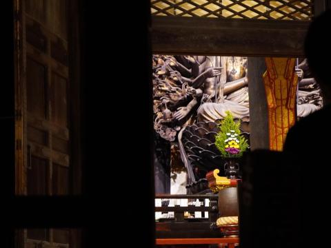 国宝 千手観音坐像の手