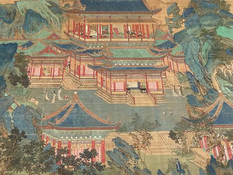 九成宮図 （伝）仇英