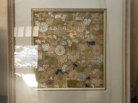 小袖復元制作の裂地