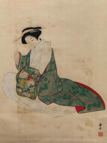 円山応挙 美人図